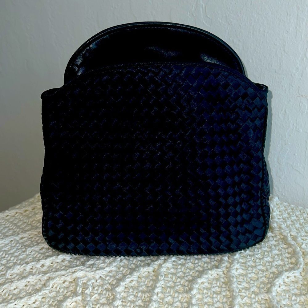 Bottega Veneta Limited Edition Black Woven Clutch Bag Crossbody Bag. - Picture 2 of 10